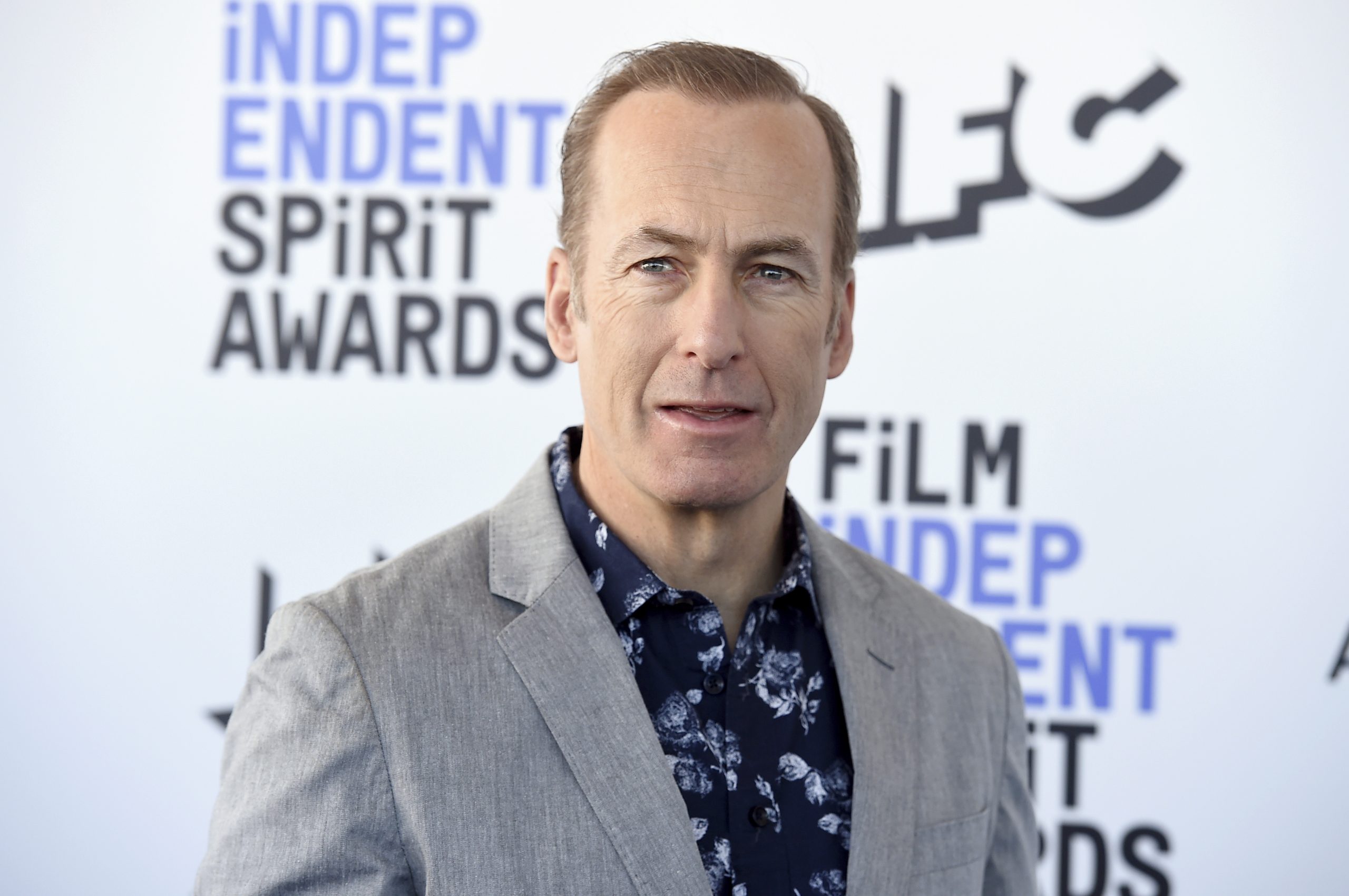Bob Odenkirk arrives at the 35th Film Independent Spirit Awards on Saturday, Feb. 8, 2020, in Santa Monica, Calif. (Photo by Jordan Strauss/Invision/AP)