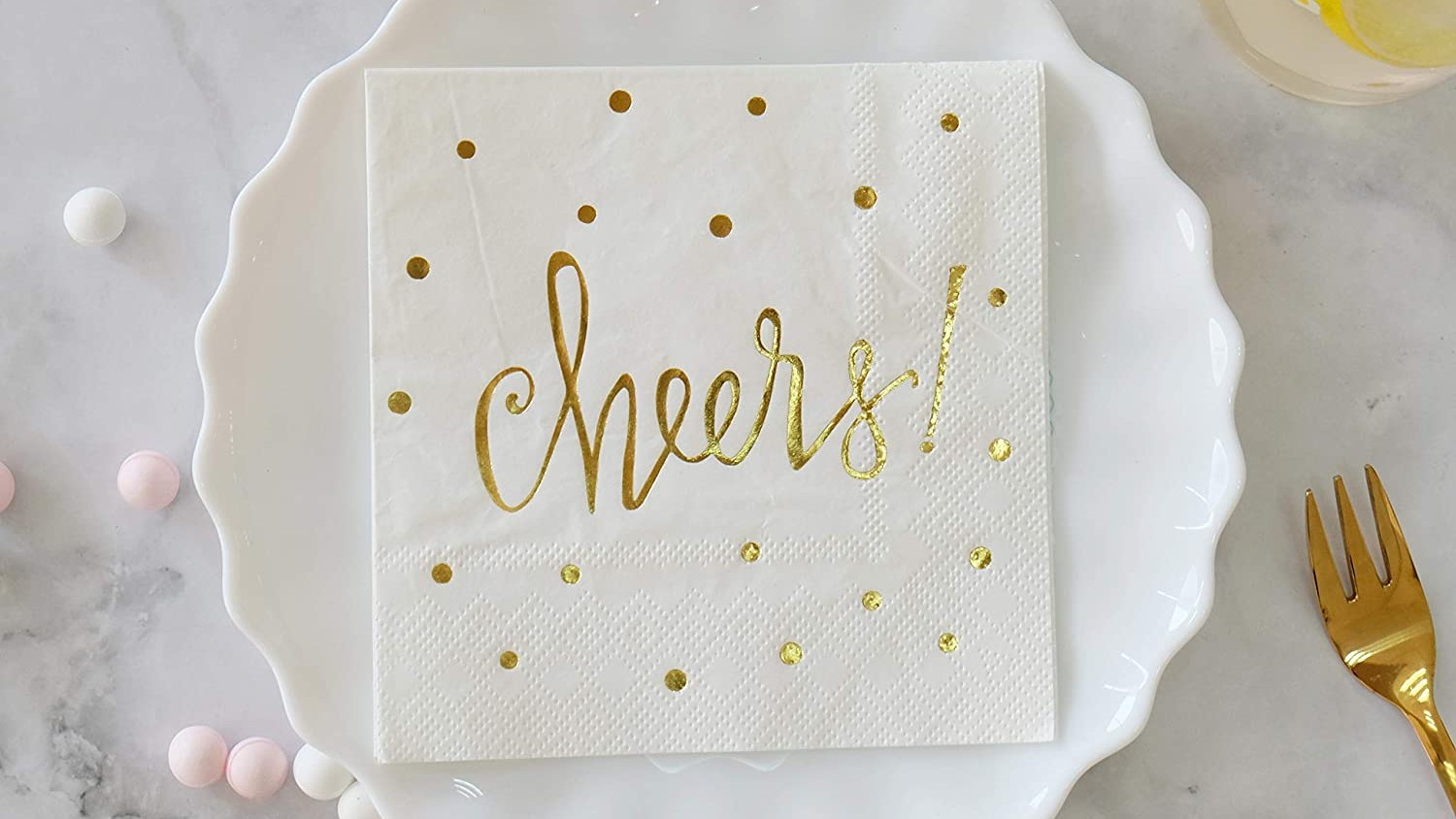 Decorative Gold Foil Napkins That Are Perfect for Your Next Party