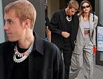 Hailey y Justin Bieber se disfrazan para un servicio religioso en Beverly Hills