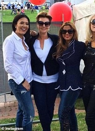 Original: Real Housewives of Melbourne, Lydia Schiavello, fue criticada el lunes, luego de que los fanáticos la acusaran de hacer Photoshopear esta foto de Chyka Keebaugh en Instagram.