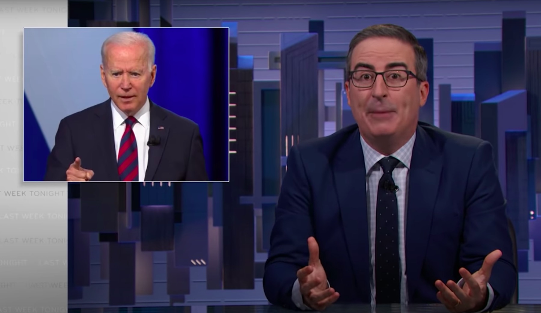 John Oliver le dice a Joe Biden que 'detenga a F-king y arregle' la supresión de votantes