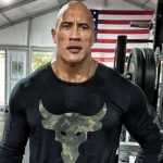 Dwayne Johnson gym selfie