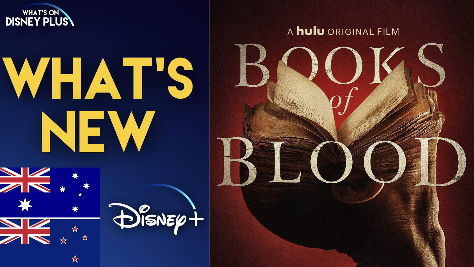 Novedades de Disney + |  Books Of Blood (Australia / Nueva Zelanda) |  Qué hay en Disney Plus