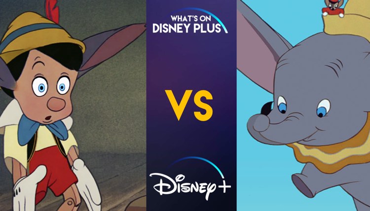 Disney + Batalla |  Pinocho contra Dumbo |  Qué hay en Disney Plus