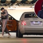 Pete Davidson conduce el Rolls-Royce de Kim Kardashian en Los Ángeles