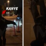 Kanye West enfurecido en video después de supuestamente golpear a buscador de autógrafos