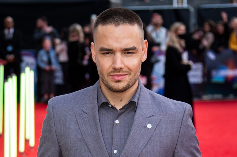 Liam Payne poses for photographers upon arrival at the premiere of the film 'Ron's Gone Wrong' during the 2021 BFI London Film Festival in London, Saturday, Oct. 9, 2021. (Photo by Joel C Ryan/Invision/AP)