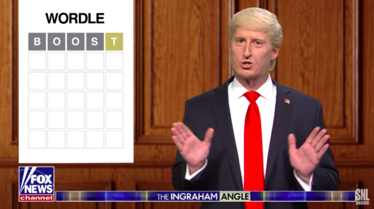 'SNL': Donald Trump juega al Wordle con Laura Ingraham en 'Cold Open'