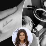 Tiffani Thiessen muestra nuevo tatuaje de 'equilibrio'