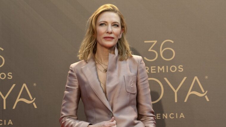 Cate Blanchett lista para filmar en el premio Chaplin del Lincoln Center