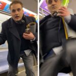 El actor Micah Beals filmado acosando a los pasajeros del metro por COVID, Máscaras