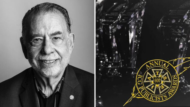 Francis Ford Coppola recibirá honores en su carrera en los premios del Sindicato de Publicistas