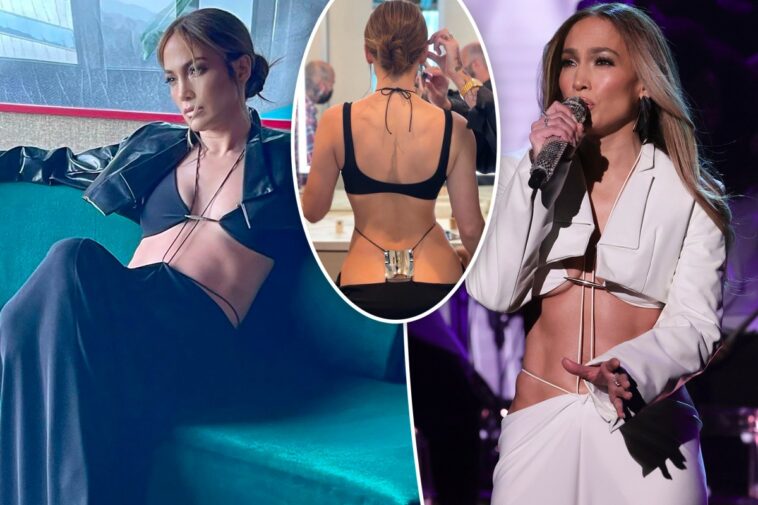 Jennifer Lopez nos acompaña con un look espectacular de Grace Ling