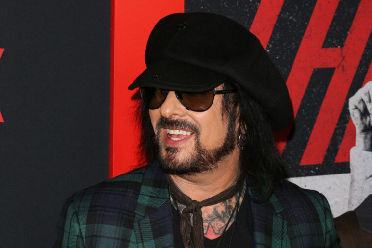 HOLLYWOOD, CALIFORNIA - MARCH 18: Musician Nikki Sixx attends the Premiere Of Netflix's "The Dirt" at ArcLight Hollywood on March 18, 2019 in Hollywood, California. (Photo by Paul Archuleta/FilmMagic)