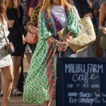 Boho: Patsy Palmer, de 49 años, estaba a mundos de distancia de su alter ego de jabón cuando salió con un conjunto inspirado en boho el jueves en California