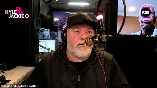 Opiniones: Kyle Sandilands (en la foto) ha dividido a los oyentes con su explosiva rabieta en el aire sobre los textos filtrados de la ex primera ministra de Nueva Gales del Sur, Gladys Berejiklian, sobre la primera ministra.