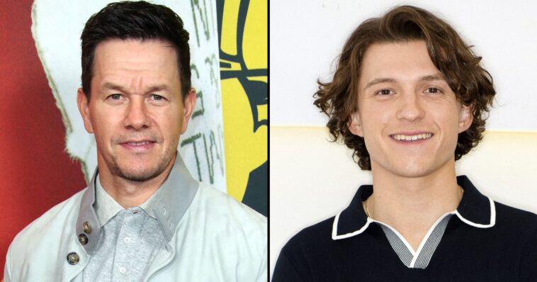 ¡No es un juguete sexual!  Mark Wahlberg demuestra una pistola de masaje después del error de Tom Holland