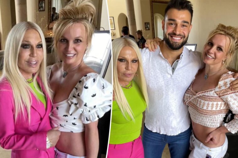 Britney Spears se reencuentra con Donatella Versace - Noticias y chismes de la farándula mundial