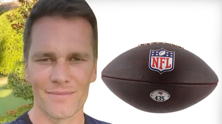 El balón de TD 'final' de $500,000 de Tom Brady ahora vale $50,000, dice un experto en subastas