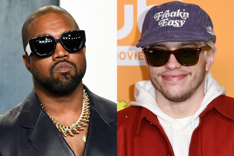 Kanye West: Pete Davidson 'me envía mensajes de texto, me contradice, alardea de estar en la cama con mi esposa'