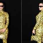 La cinta de precaución de Kim, el vestido transparente de Rihanna y más de los mejores looks de primera fila en la Semana de la Moda