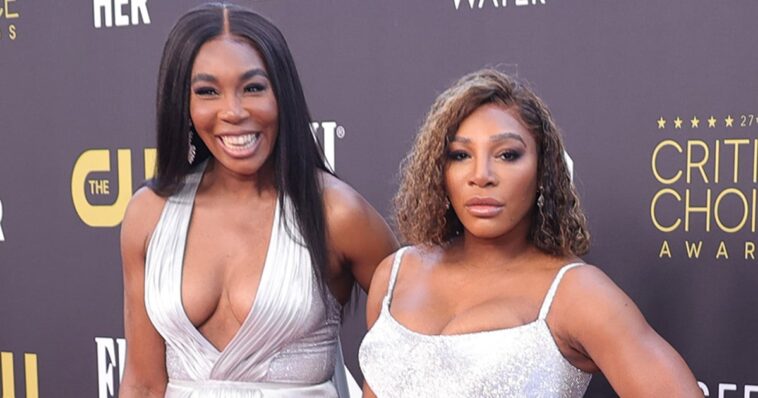 Venus y Serena Williams deslumbran con vestidos de cristal en los Critics' Choice Awards