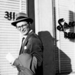 LOS ANGELES - 1948: Art Rupe the owner of Specialty Records enters his office located at 311 Venice Boulevard in 1948 in Los Angeles, California. (Photo by Michael Ochs Archives/Getty Images)