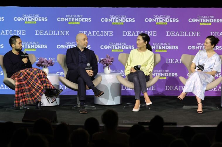 Cómo la estrella de 'Pachinko' Jin Ha, el creador Soo Hugh, los productores Theresa Kang-Lowe y Michael Ellenberg fusionaron 3 idiomas – Contenders TV