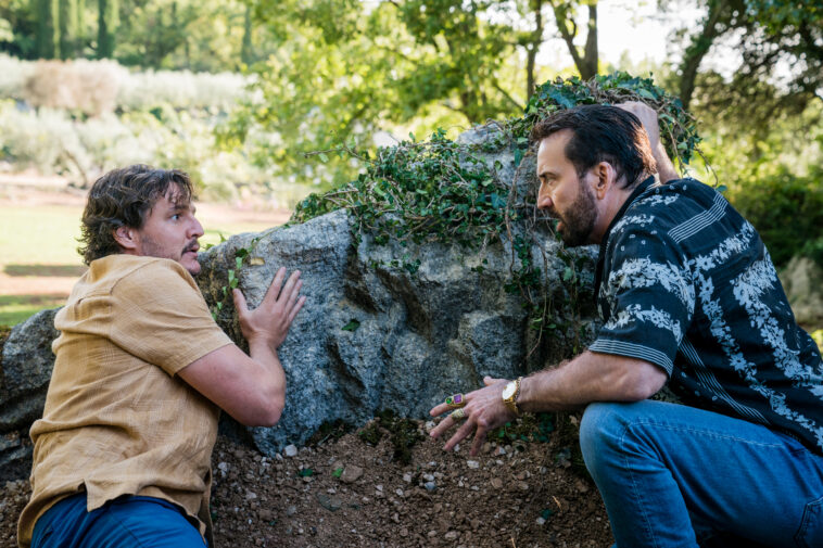 Pedro Pascal and Nicholas Cage in 'The Unbearable Weight of Massive Talent.'