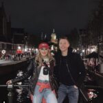 Amigos fuera de la pantalla: la ex pareja de Corrie en la pantalla, Rob Mallard y Katie McGlynn, se reunieron para una escapada de Pascua a Ámsterdam esta semana