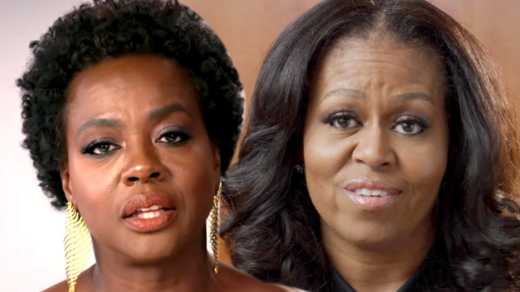 La interpretación de Viola Davis de Michelle Obama se burla de los labios fruncidos