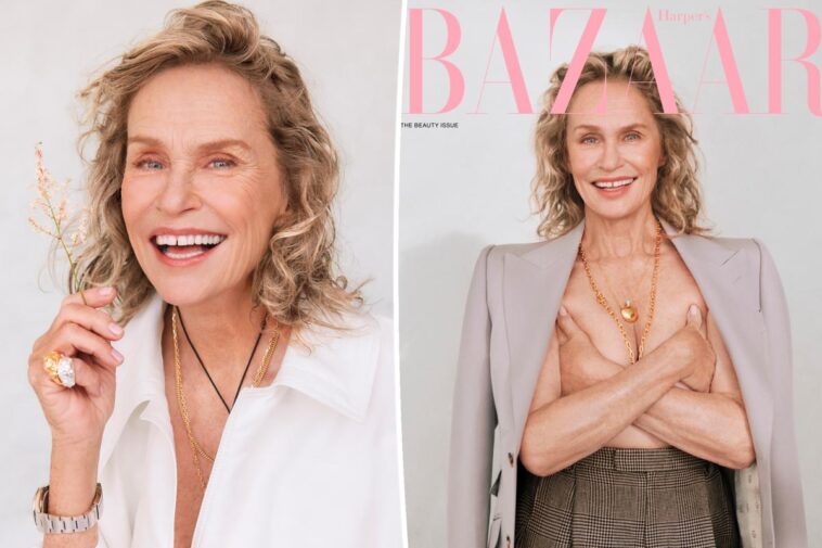 Lauren Hutton posa en topless a los 78 años y revela sus secretos de belleza