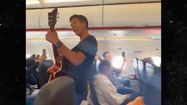 Pasajeros de avión cantan canciones cristianas a toda la cabina mientras están en el aire