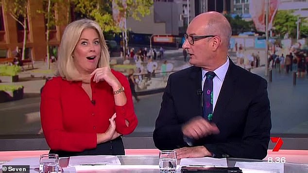 Nuevo talento sorpresa: Samantha Armytage, de 45 años, (en la foto a la izquierda con su ex coanfitrión de Sunrise, David 'Kochie' Koch) debutó con su talento vocal sorpresa en la fiesta anual de Pascua de Skye Leckie en las Tierras Altas del Sur el Viernes Santo de esta semana.