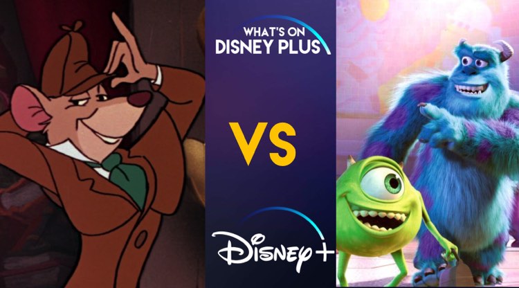 Batalla de Disney+ |  El Gran Ratón Detective contra Monsters Inc. |  Qué hay en Disney Plus