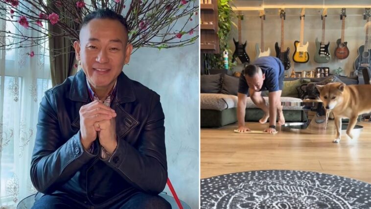 Bowie Lam, ex estrella de TVB, comparte un video de él limpiando su casa de $8.8 millones