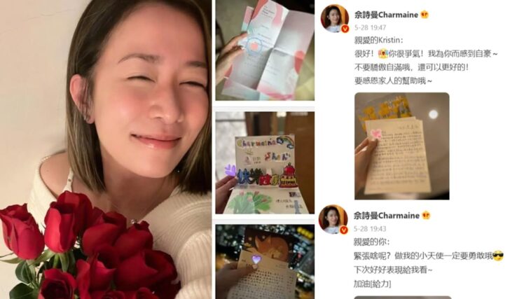 Charmaine Sheh recibió 115 cartas escritas a mano de fans en su 47 cumpleaños;  Tomó 5 horas para responder a cada uno de ellos