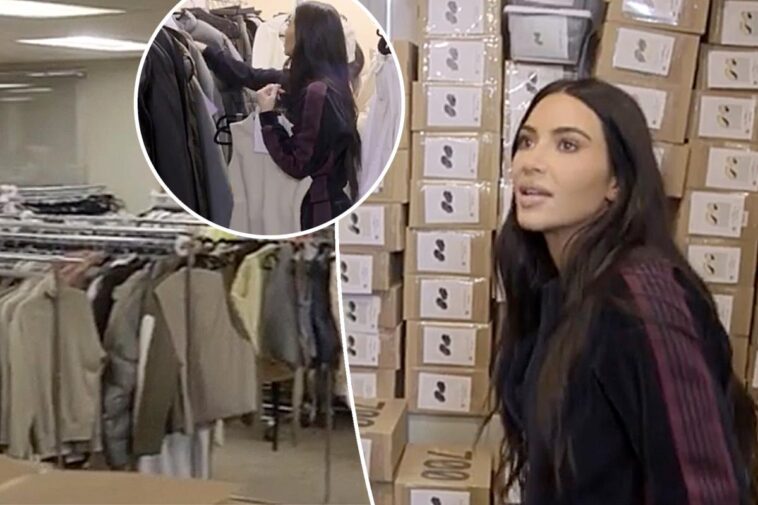 Dentro del archivo de moda de 30,000 piezas de Kim Kardashian