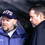 NARC, Director Joe Carnahan, Ray Liotta on the set, 2002, (c) Paramount/courtesy Everett Collection