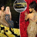 El look Met Gala 2022 de Cardi B tenía una milla de cadena, un auto a juego