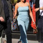 Conjunto elegante: Kacey Musgraves se decidió por un look monocromático cuando salió a la ciudad de Nueva York el sábado