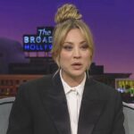 Papá cariñoso: Kaley Cuoco se emocionó al compartir que su padre vino a cada grabación de The Big Bank Theory en el episodio del lunes de The Late Late Show con James Corden