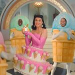 Divirtiéndose: Katy Perry ha sido anunciada como la nueva cara del gigante de entrega de alimentos Just Eat, con un nuevo anuncio burbujeante inspirado en el pop.