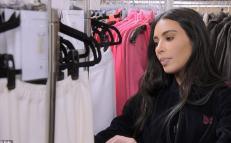 Kim Kardashian showed off her dressing room with 30,000 items