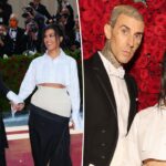 Kourtney Kardashian se siente menos nerviosa en eventos con Travis Barker