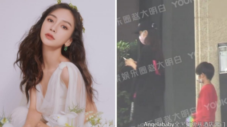 Los internautas critican a Angelababy por usar su teléfono todo el tiempo que estuvo con su hijo de 5 años en un parque temático