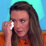 'Me avergüenzas de ti': Michelle Heaton rompió a llorar en Loose Women el jueves mientras leía una emotiva carta que su esposo Hugh Hanley le escribió en rehabilitación