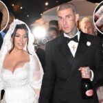 Mira los anillos de bodas de diamantes de Kourtney Kardashian y Travis Barker