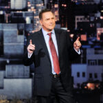 NEW YORK - MAY 15: Norm Macdonald performs standup on the Late Show with David Letterman,  Friday May 15, 2015 on the CBS Television Network. (Photo by Jeffrey R. Staab/CBS via Getty Images)