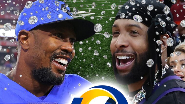 Odell Beckham Jr., Von Miller colaboran con Celeb Jeweler en los anillos del Super Bowl de los Rams